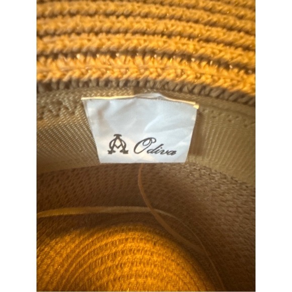 Stylish Tan Straw Hat with Brown Band - Picture 6 of 6